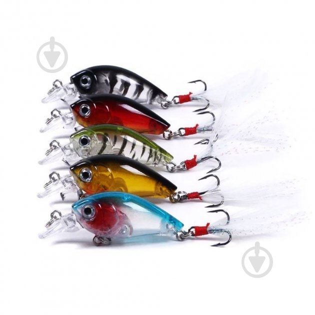Воблер Fox Basser Kit 4 г 45 мм multicolor 5 шт. - фото 1