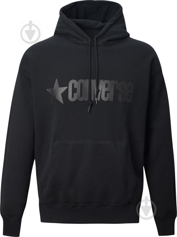 Джемпер Converse INVERT PO HOODIE BLACK 10019955-001 р. M черный - фото 3