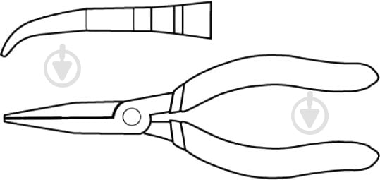 Тонкогубцы Topex 130 мм изогнутые 32D723 - фото 4