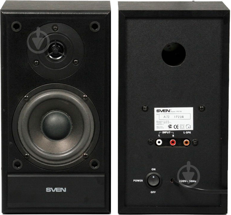 Акустическая система Sven SPS-702 2.0 black - фото 4