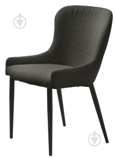 Стілець обідній Unique Furniture ONTARIO 600x820x520 мм 2 шт. сірий / чорний - фото 3