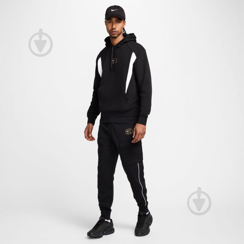 Джемпер Nike M NSW SW AIR PO HOODY FLC BB HM0175-010 р.L черный - фото 6