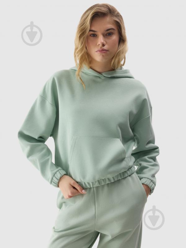 Джемпер 4F SWEATSHIRT F1057 4FWSS24TSWSF1057-42S р.M зелений - фото 2