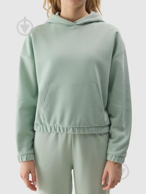 Джемпер 4F SWEATSHIRT F1057 4FWSS24TSWSF1057-42S р.M зелений - фото 5