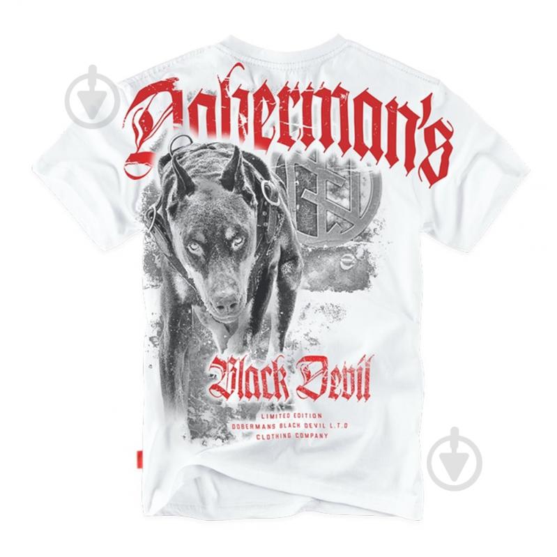 Футболка Dobermans Aggressive BLACK DEVIL L Белый (TS154WT-L) - фото 2