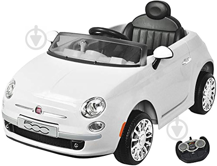 Електромобіль Babyhit Fiat Z651R білий 71143 - фото 1