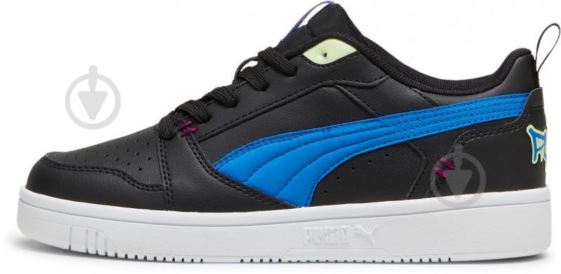 Кросівки для хлопчиків демісезонні Puma REBOUND V6 LO MID 90SJR 39794102 р.39 чорні - фото 1