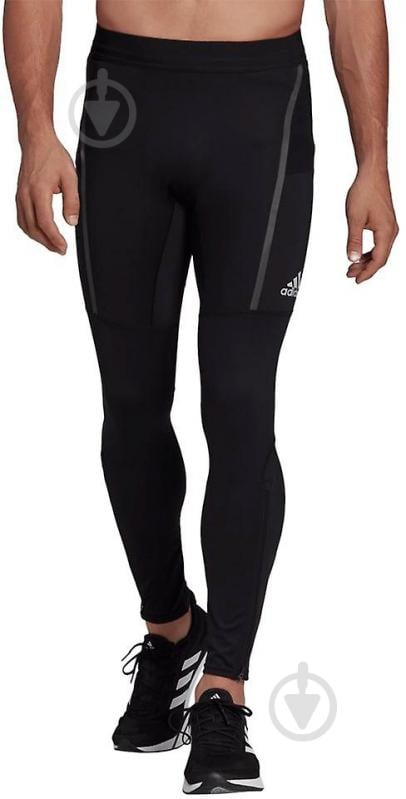Тайтсы Adidas Saturday H58573 р.M черный - фото 1