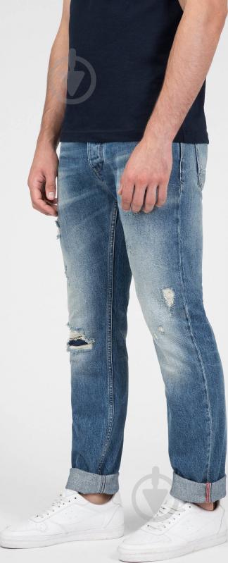 Джинсы Tommy Hilfiger STRAIGHT DENTON BITONTO INDIGO MW0MW07065-911 р. 32-32 синий - фото 2 Джинсы Tommy Hilfiger STRAIGHT DENTON BITONTO INDIGO MW0MW07065-911 р. 32-32 синий - фото 2