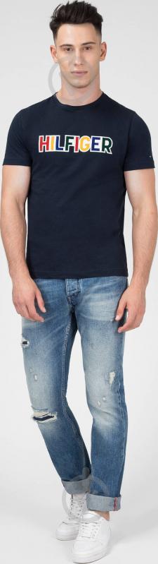 Джинсы Tommy Hilfiger STRAIGHT DENTON BITONTO INDIGO MW0MW07065-911 р. 32-32 синий - фото 4 Джинсы Tommy Hilfiger STRAIGHT DENTON BITONTO INDIGO MW0MW07065-911 р. 32-32 синий - фото 4