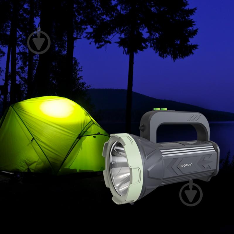 Ліхтар світлодіодний LEDCOIN EL306 4 Вт темно-сірий 80566 - фото 4 Ліхтар світлодіодний LEDCOIN EL306 4 Вт темно-сірий 80566 - фото 4