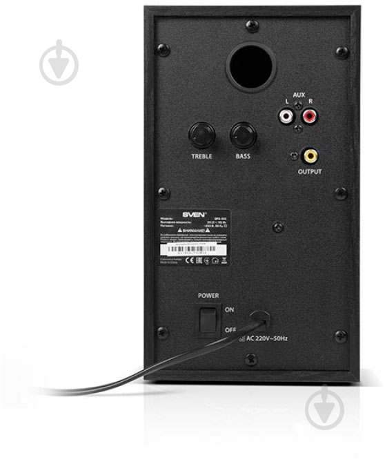 Акустическая система Sven SPS-615 2.0 black - фото 3