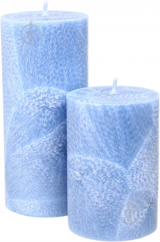 Свеча Цилиндр голубой WP10 70/100 CandlesBio - фото 3