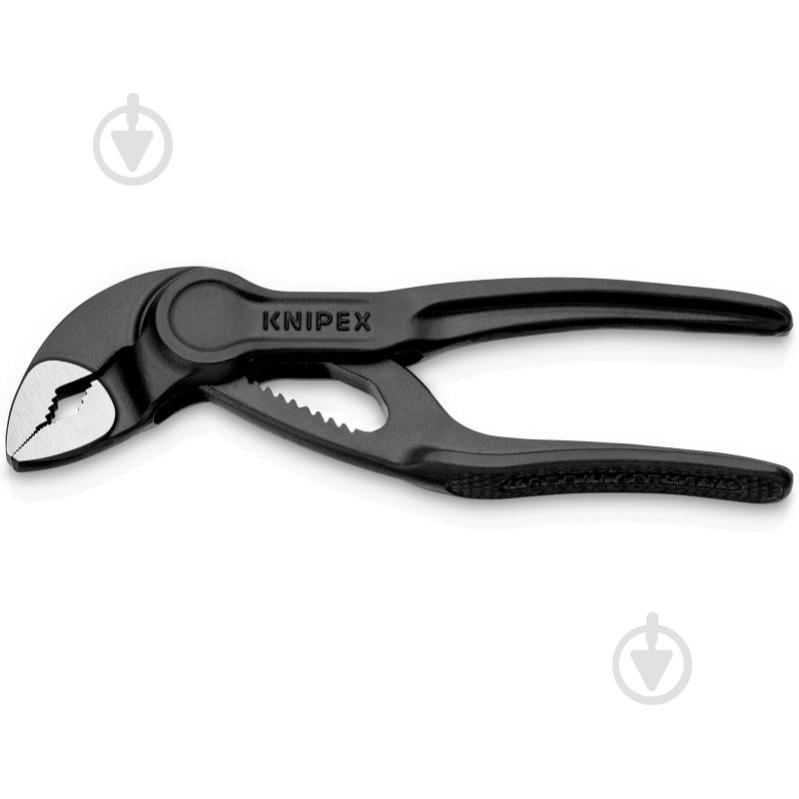 Клещи переставные KNIPEX COBRA® XS с фиксатором 1 шт. 87 00 100 BK - фото 1