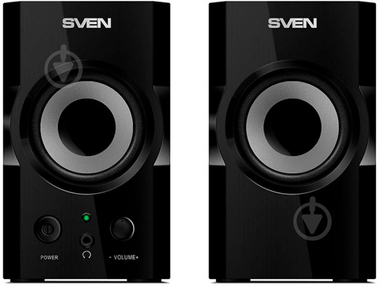 Акустическая система Sven SPS-606 2.0 black - фото 2
