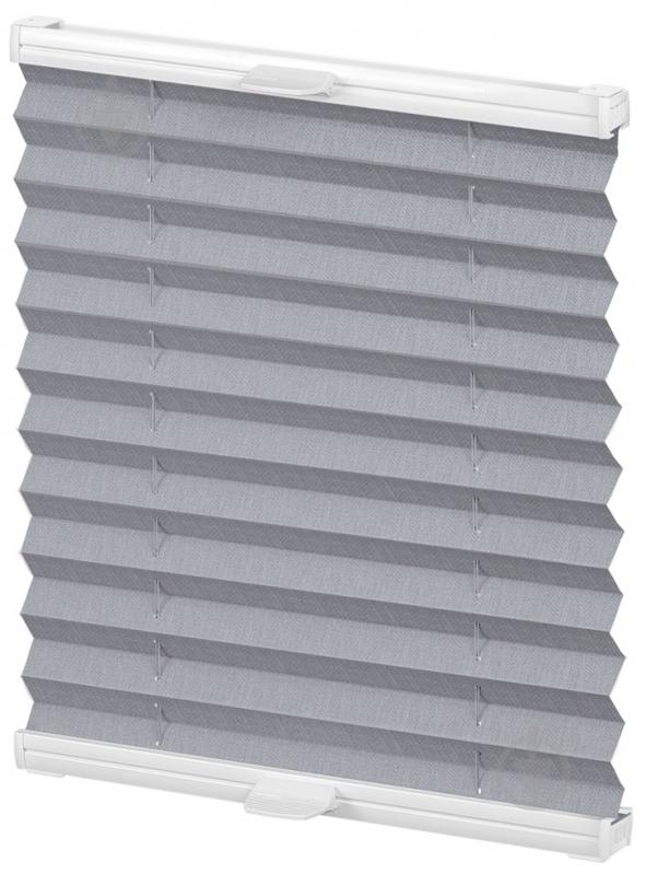 Штора-плиссе Rollotex ткань MELANGE 69х45 см Светло-серый - фото 1 Штора-плиссе Rollotex ткань MELANGE 69х45 см Светло-серый - фото 1