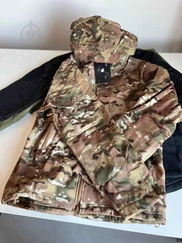Куртка мужская демисезонная ESDY тактическая Softshell Shark Skin 01, зеленая р.XL multicam - фото 2 Куртка мужская демисезонная ESDY тактическая Softshell Shark Skin 01, зеленая р.XL multicam - фото 2