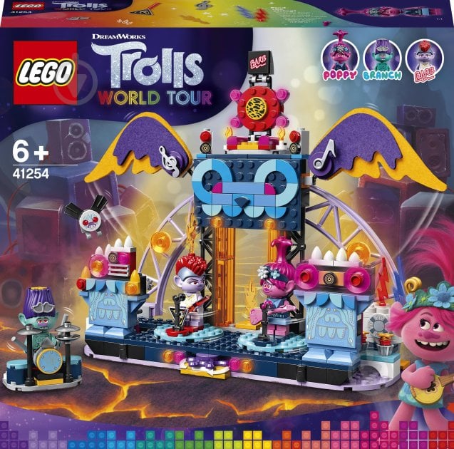 Конструктор LEGO Trolls Вибуховий рок-концерт у місті 41254 - фото 1