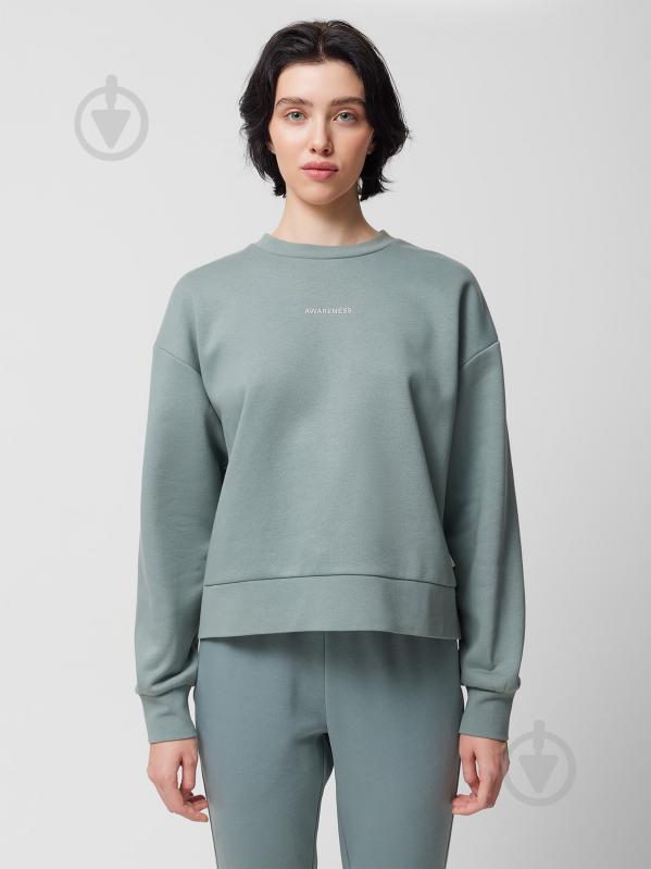 Свитшот Outhorn SWEATSHIRT F1147 OTHWSS24TSWSF1147-46S р.XS зеленый - фото 5