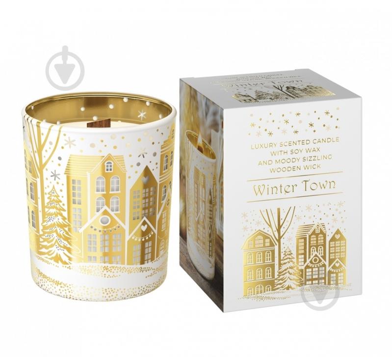 Свеча ароматическая Bartek Candles Зимний город 200 г - фото 1