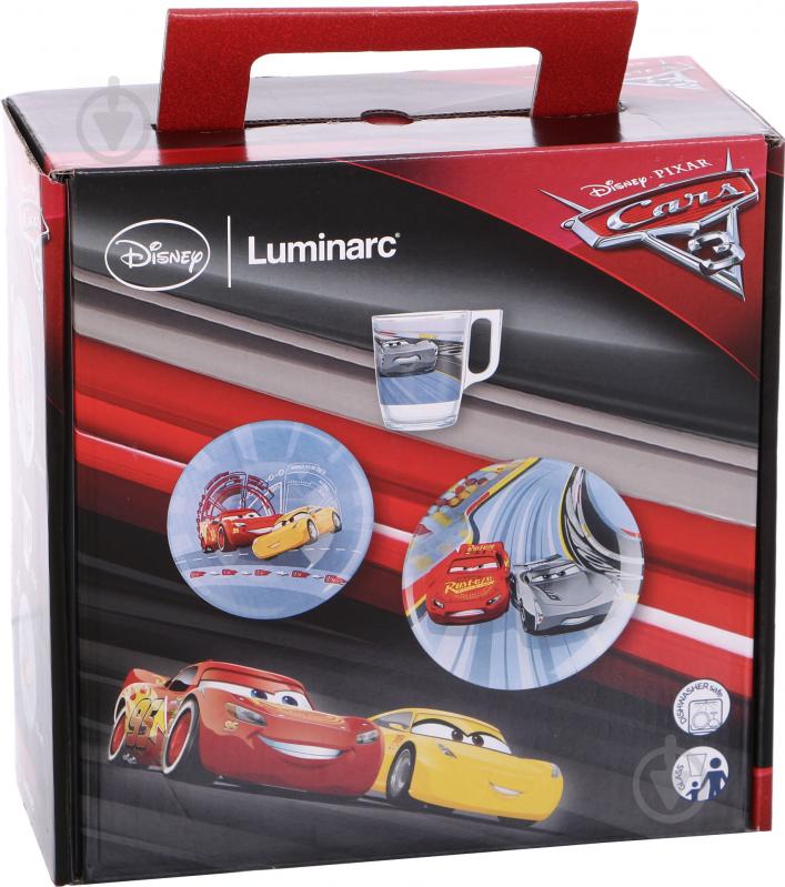 Набор детской посуды Disney Cars 3 предмета N5280 Disney Luminarc - фото 7