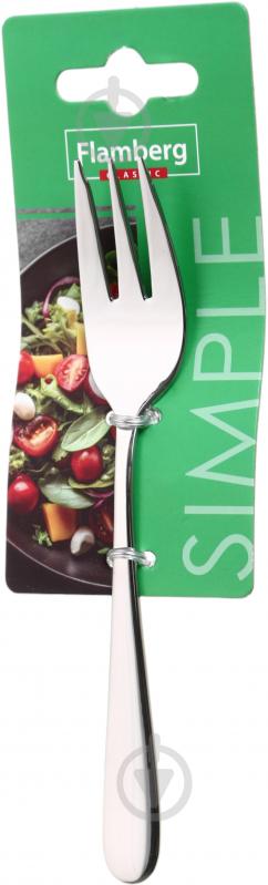 Вилка для десерта Flamberg Simple 3060 - фото 3
