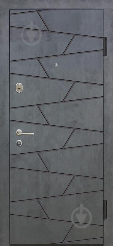 УЦІНКА! Двері вхідні TM Riccardi Стандарт 5-С BG бетон темний / дуб юджин 2050x960 мм праві (УЦ №2611) - фото 1 УЦІНКА! Двері вхідні TM Riccardi Стандарт 5-С BG бетон темний / дуб юджин 2050x960 мм праві (УЦ №2611) - фото 1