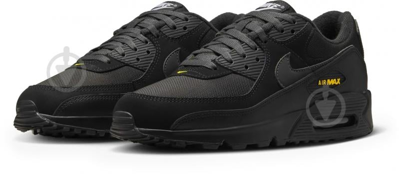 Кросівки чоловічі демісезонні Nike Air Max 90 HM0628-001 р.44 чорні - фото 3