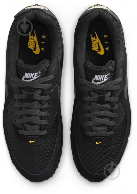 Кросівки чоловічі демісезонні Nike Air Max 90 HM0628-001 р.44 чорні - фото 5