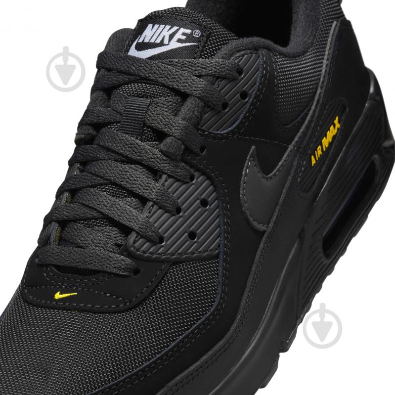 Кросівки чоловічі демісезонні Nike Air Max 90 HM0628-001 р.44 чорні - фото 6