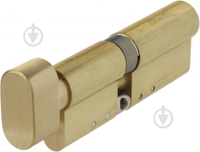 Циліндр Abus KD15 50x40 ключ-вороток 90 мм матова латунь - фото 2