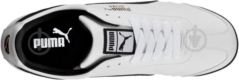 Кроссовки мужские демисезонные Puma Roma Basic 35357204 р.41 белые - фото 5