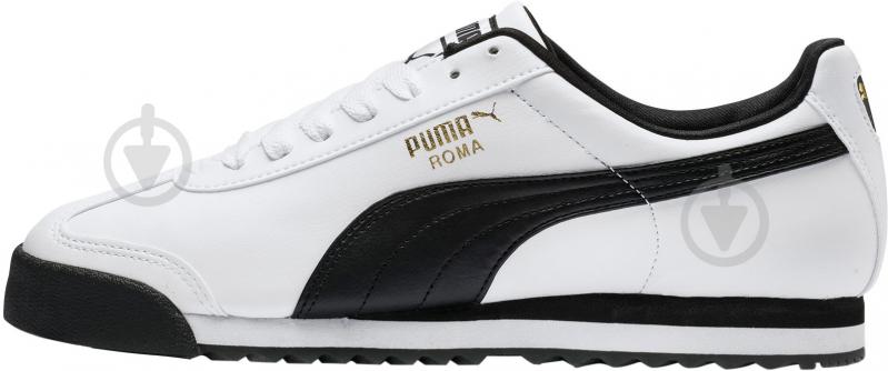 Кросівки чоловічі демісезонні Puma Roma Basic 35357204 р.44,5 білі - фото 2