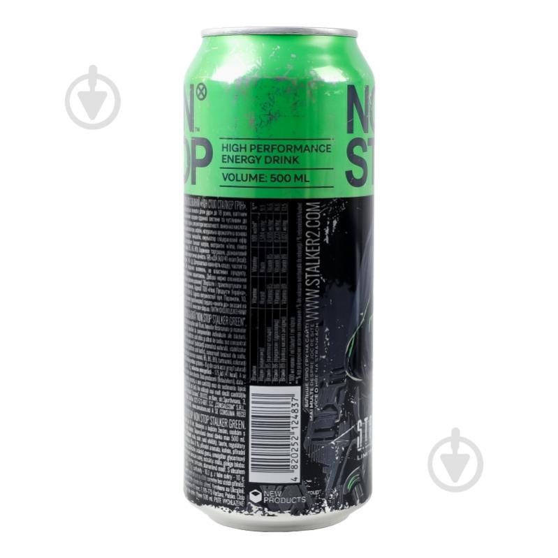 Енергетичний напій Non Stop Сталкер Грін 0,5 л - фото 2