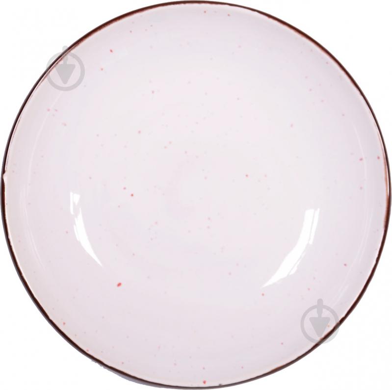 Тарілка Manna Ceramics з високим бортиком 22 см Мілк - фото 1