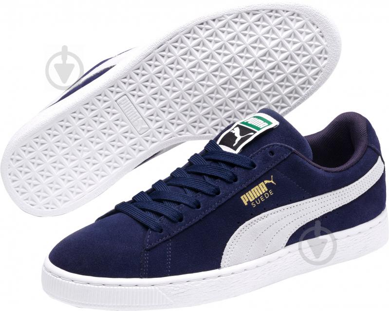 Кросівки чоловічі зимові Puma Suede Classic + 35656851 р.41 сині - фото 3