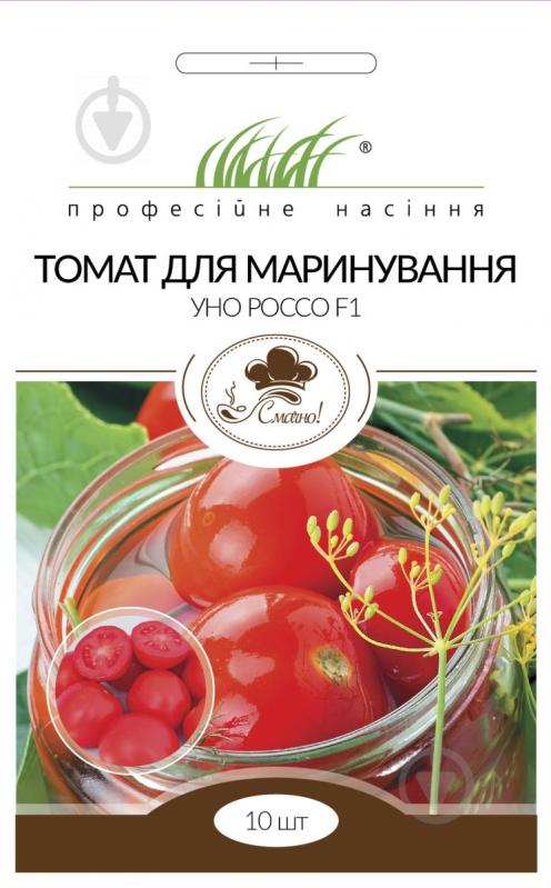 Семена Професійне насіння томат низкорослый Уно Россо F1 для маринования 10 шт. (4820176692900) - фото 1