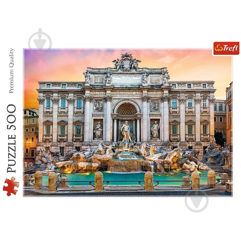 Пазлы Trefl Фонтан Треви. Рим 500 элементов 6333766 - фото 2