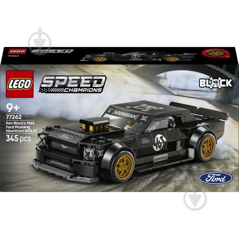 Конструктор LEGO Speed Champions Ford Mustang Hoonicorn V1 '65 Ken Block 77262 - фото 1 Конструктор LEGO Speed Champions Ford Mustang Hoonicorn V1 '65 Ken Block 77262 - фото 1
