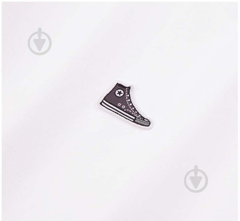 Футболка Converse CONVERSE CT SNEAKER PATCH LS TEE 10020536-102 р.XL білий - фото 5
