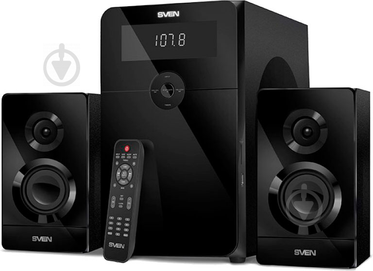 Акустична система Sven MS-2250 2.1 black (Bluetooth) - фото 1