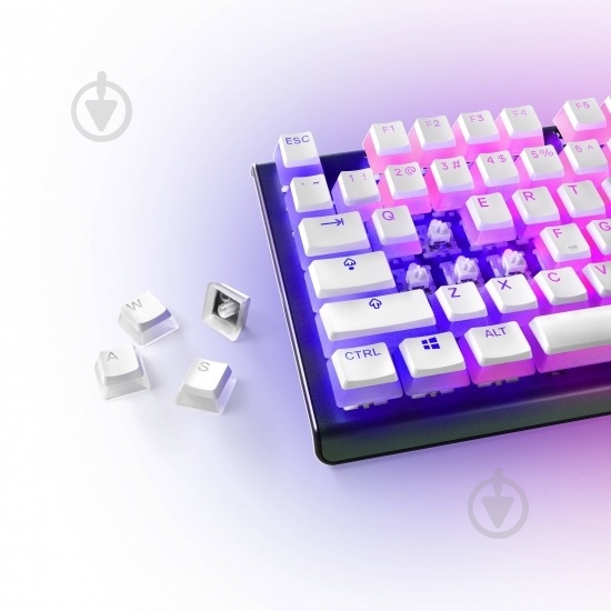 Кейкапы SteelSeries PrismCAPS US Black (60203_SS) - фото 7 Кейкапы SteelSeries PrismCAPS US Black (60203_SS) - фото 7