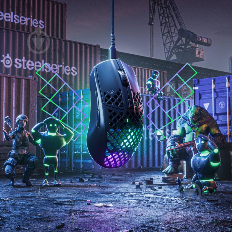 Мышь SteelSeries black (62611_SS) - фото 6