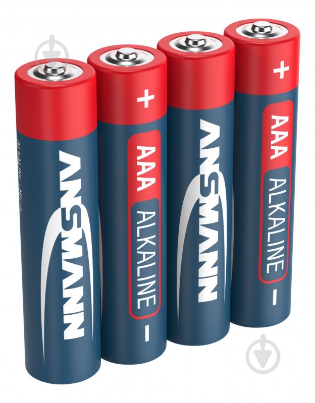 Батарейка Ansmann Alkaline 1,5 V AAA (мізинчикові) 4 шт. (5015553) - фото 10