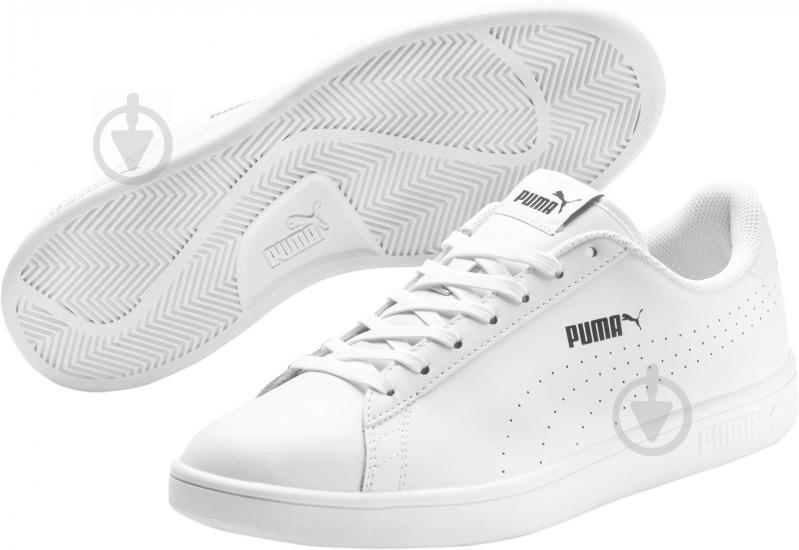 Кросівки демісезонні Puma Smash v2 L Perf 36521302 р.36 білі - фото 1