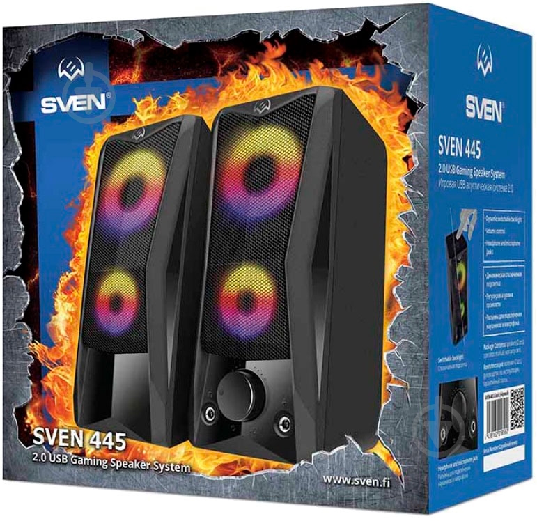 Колонки Sven 445 2.0 black - фото 7