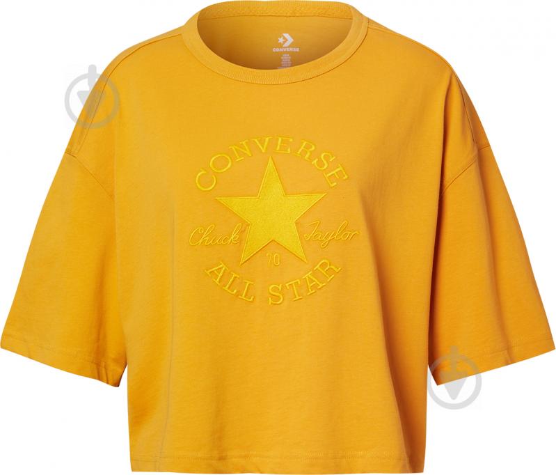 Футболка Converse CHUCK 70S CUT & SEW TEE SUNFLOWER GOLD 10020757-740 р.XS різнокольоровий - фото 1