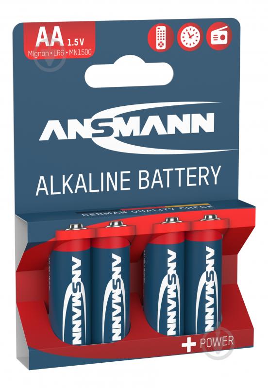 Батарейка Ansmann Alkaline AA 1,5 V 1/2AA 4 шт. (5015563) - фото 2