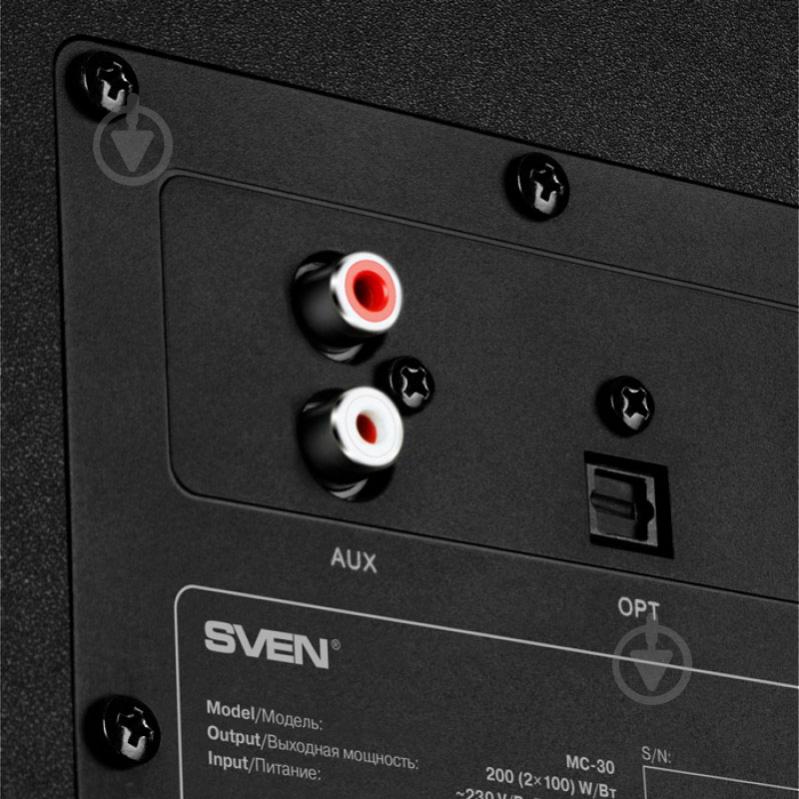 Колонки Sven MC-30 2.0 black (Bluetooth) - фото 14