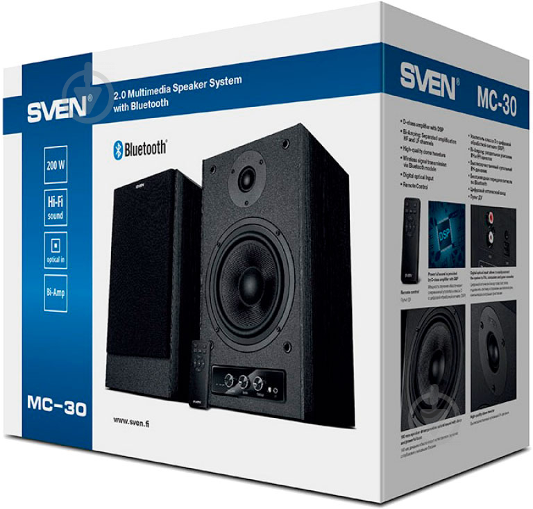 Колонки Sven MC-30 2.0 black (Bluetooth) - фото 30